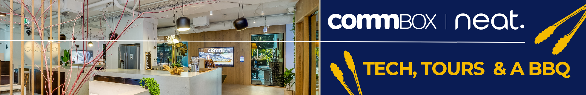 NEAT _ CommBox BBQ Event - Banner NEAT _ CommBox BBQ Event - Banner